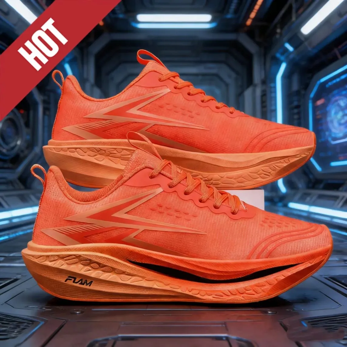 Men Women Carbon Plate Marathon Running Shoes Breathable Lightweight Non-Slip Racing Training Sports Athletic Sneakers