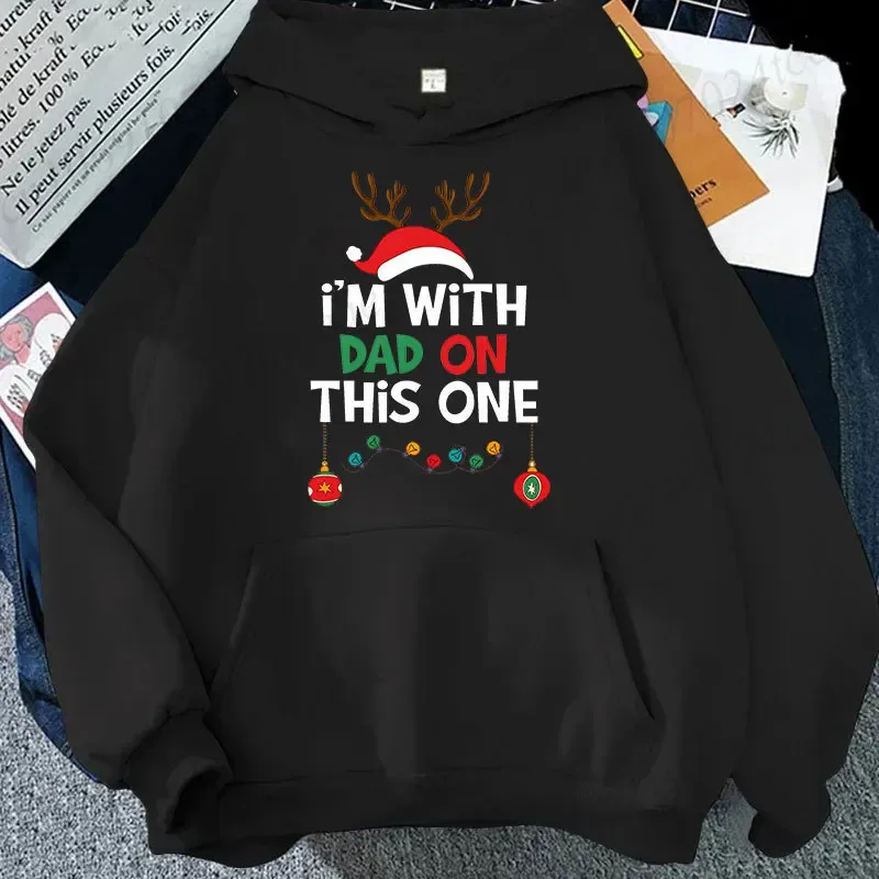 Couple Christmas Matching Hoodies Set I Don't Do Matching Christmas Outfits Print Sweatshirts Xmas Family Party Matching Tops