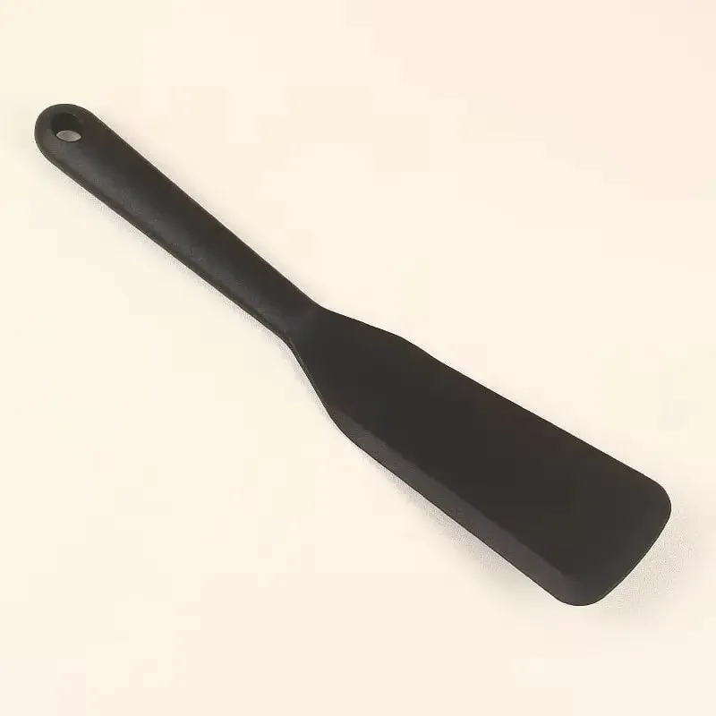 Silicone Spatula Cooking Utensils Beef Meat Egg Kitchen Scraper Wide Pizza Cooking Tools Shovel Non-stick Spatula Color Randomly