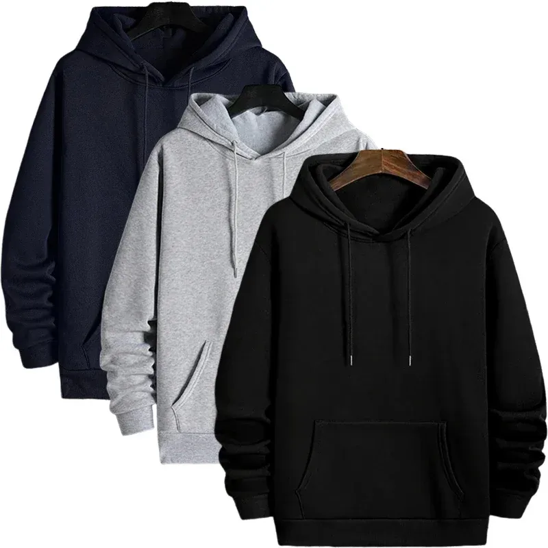 뜨거운 판매 새로운 망 Tracksuit 의류 솔리드 컬러 캐주얼 스웨터 야외 스포츠 조깅 망 후드 HighQuality 스포츠웨어