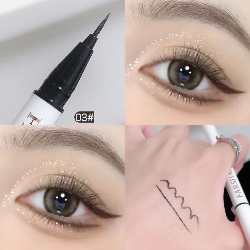 12 Colors Waterproof Eyeliner Pen Ultra-Fine Tip Liquid Eyeliner Long-Lasting Eye Liner Quick-Dry Colorful Makeup for Cosplay — image 11