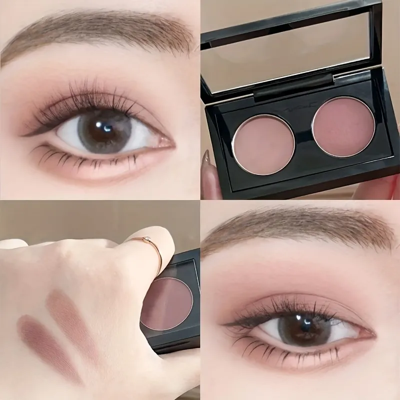 Phantom Bear Mini Dual Finish Eyeshadow Multi Shades for Daily Party Smoky Eye Makeup