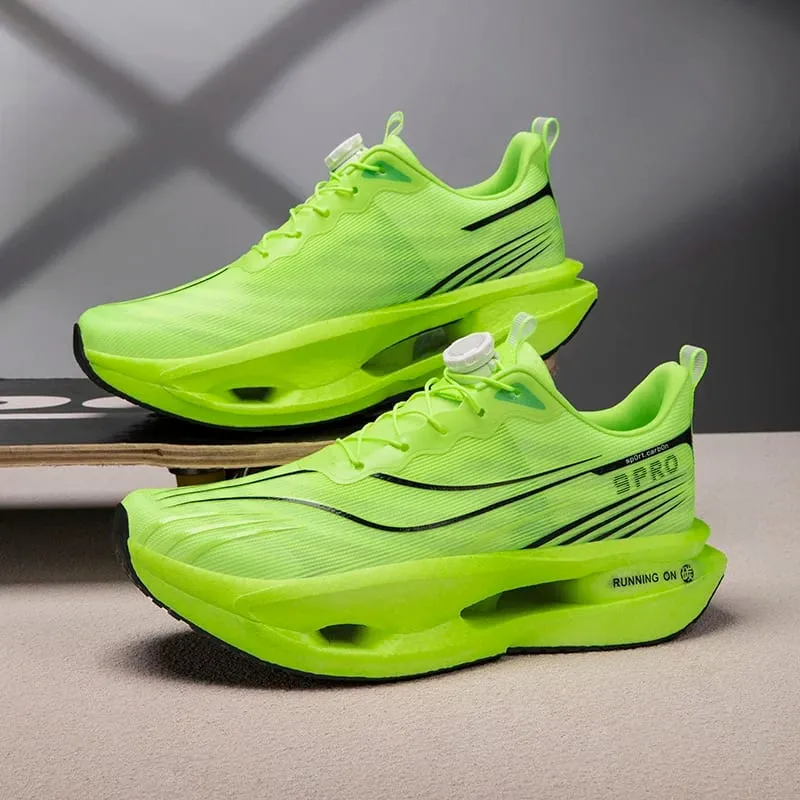 Men's Sports Shoes Carbon Plate Running Shoes Male Marathon Sneakers Racing Shock-absorbing Athletics Training Shoes for Women