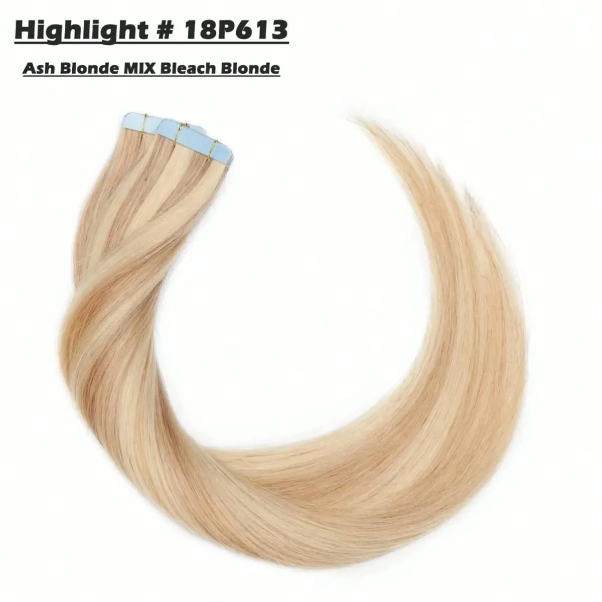 Jessie's Wig #18P613 Tape In Hair Extensions Human Hair 16-26 Inch Straight Seamless Skin Weft 20pcs 50g Tape In Hair Add Volume