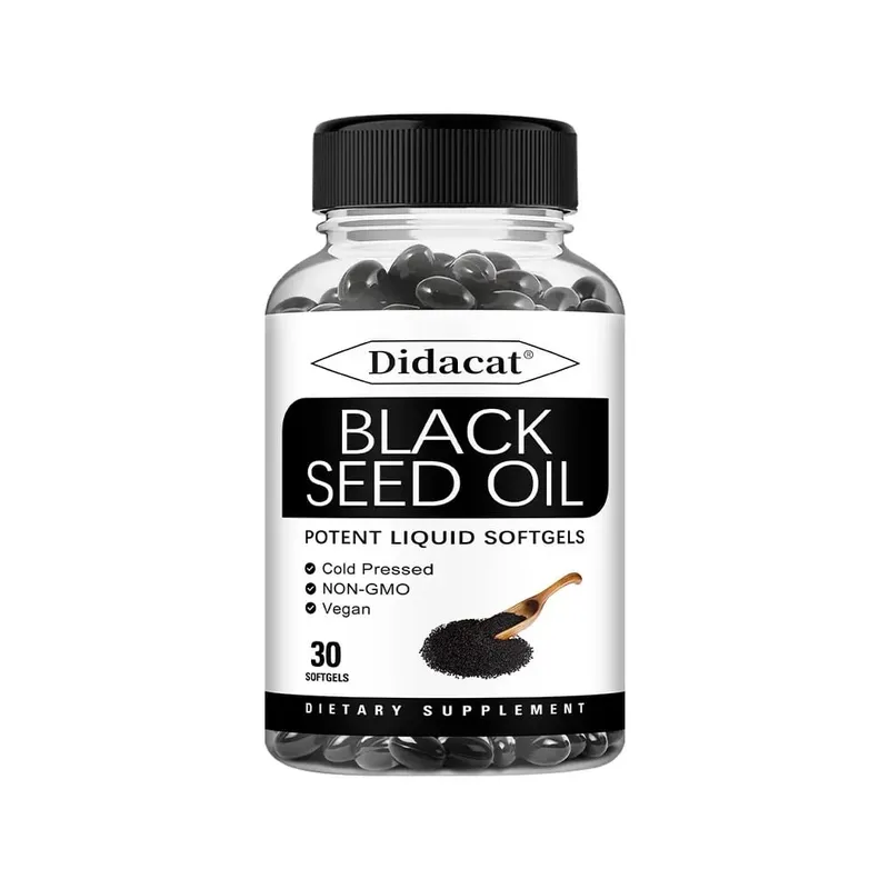 Vegan Black Seed Oil Capsules - Supports Immune Joint Digestive Hair Skin Health - Non-GMO Gluten Free Supplement