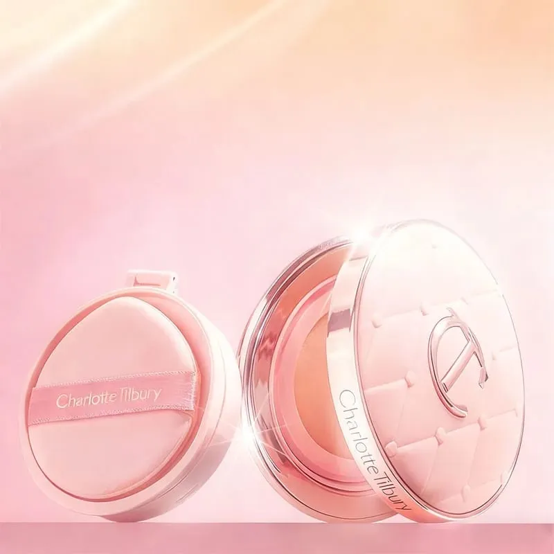 Charlotte Tilbury Shimmer Powder Air Cushion Lightweight Moisturizing Oil-controlling Long-lasting Fit Creates Pore-free Makeup