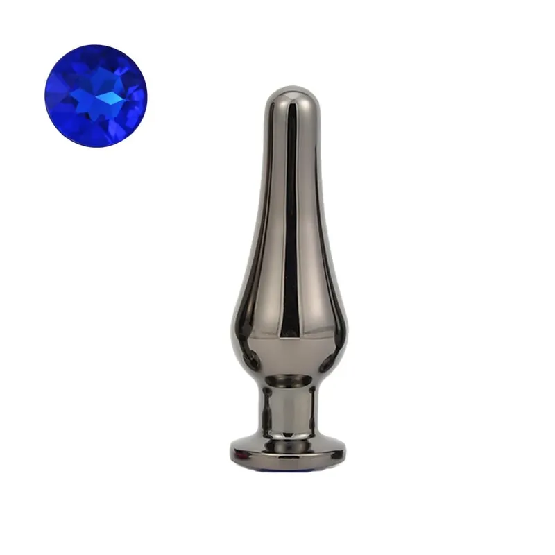 Gun Farbe Edelstahl Anal Plug Dildo Sex Spielzeug Produkte 3 Größen Butt Plug Für Frauen Sex Erwachsene Spiel Prostata massager