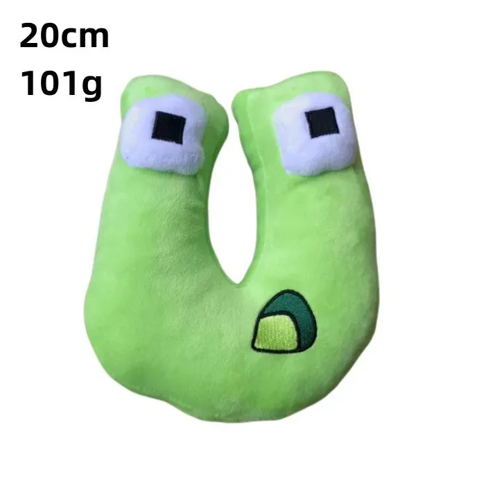 26 English Alphabet Lore 0-9 Number Plush Toy Anime Doll Kawaii Children's Enlightenment Montessori Plush Toy Doll Birthday Gift