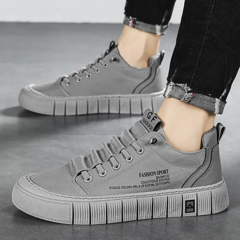 Green Men Casual Shoes Ice Silk Canvas Shoes for Men Walking Shoes Outdoor Sneakers Male Breathable Footwear Tenis Hombres