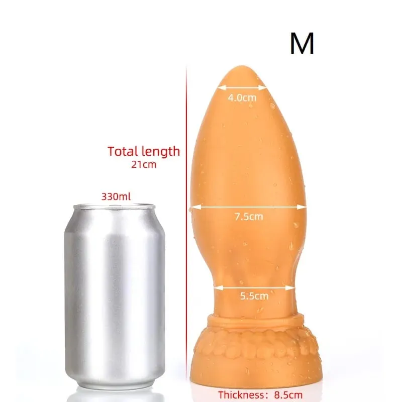 Super enorme silicone líquido anal plug grande vibrador buttplug massageador de próstata vagina ânus expansão brinquedos sexuais produto para homens gay