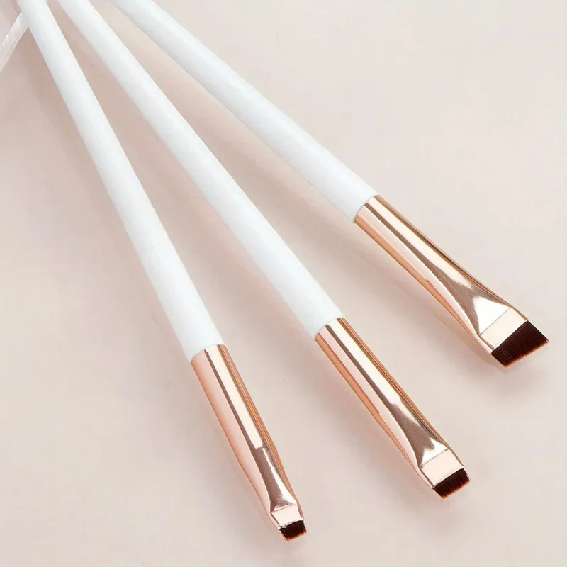 Flat Eyeliner Make up Brush Super Thin Angled Eyeliner Eyebrow Makeup Brushes Professional Exquisite Fine Eyebrow Makeup Tools