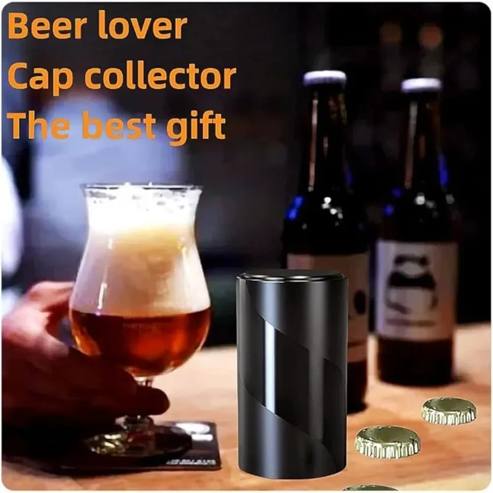 1-4Pcs Beer Bottle Opener Push Down Bottle Small Portable Opener Automatic Beer Opener for Home Party Bars Picnic Camping Hiking