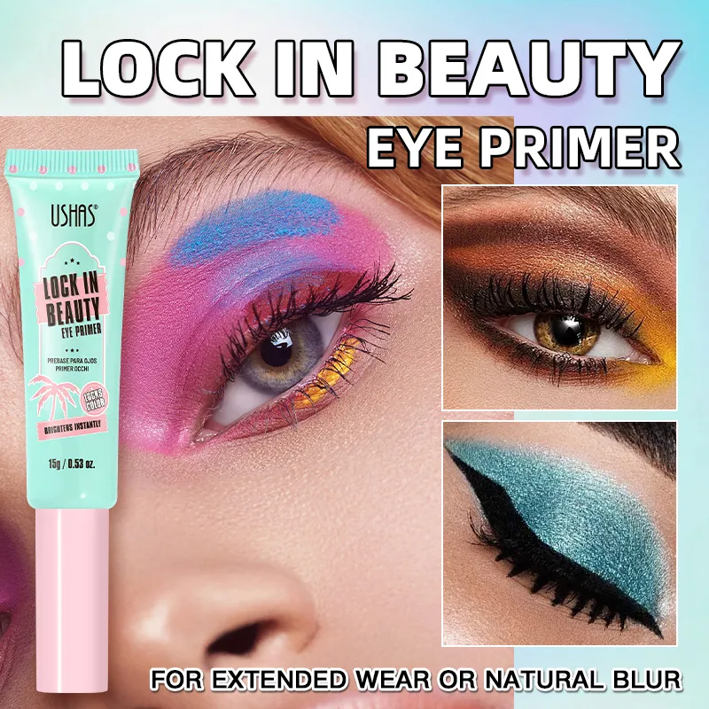 Lock In Beauty Eyeshadow Primer Long Lasting Smudge Proof Brighten Eye Color Smooth Base Invisible Eye Makeup Primer