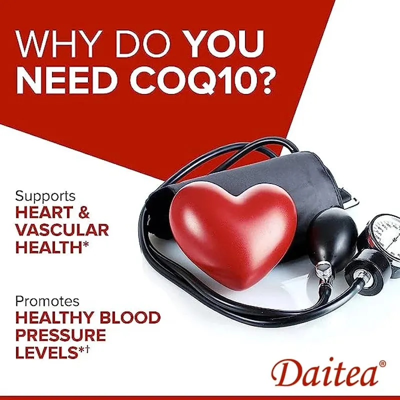 CoQ10 500 mg Softgels - Ultra High Absorption CoQ10 Supplement - Antioxidant Supplement for Vascular and Heart Health