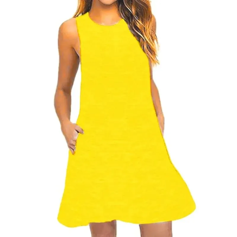 Vrouwen Zwart Wit Zomerjurk 2025 Polyester Korte Mouw O-hals Tops Casual Losse Jurk Vrouwelijke Straat Bohemian Jurk Vestidos