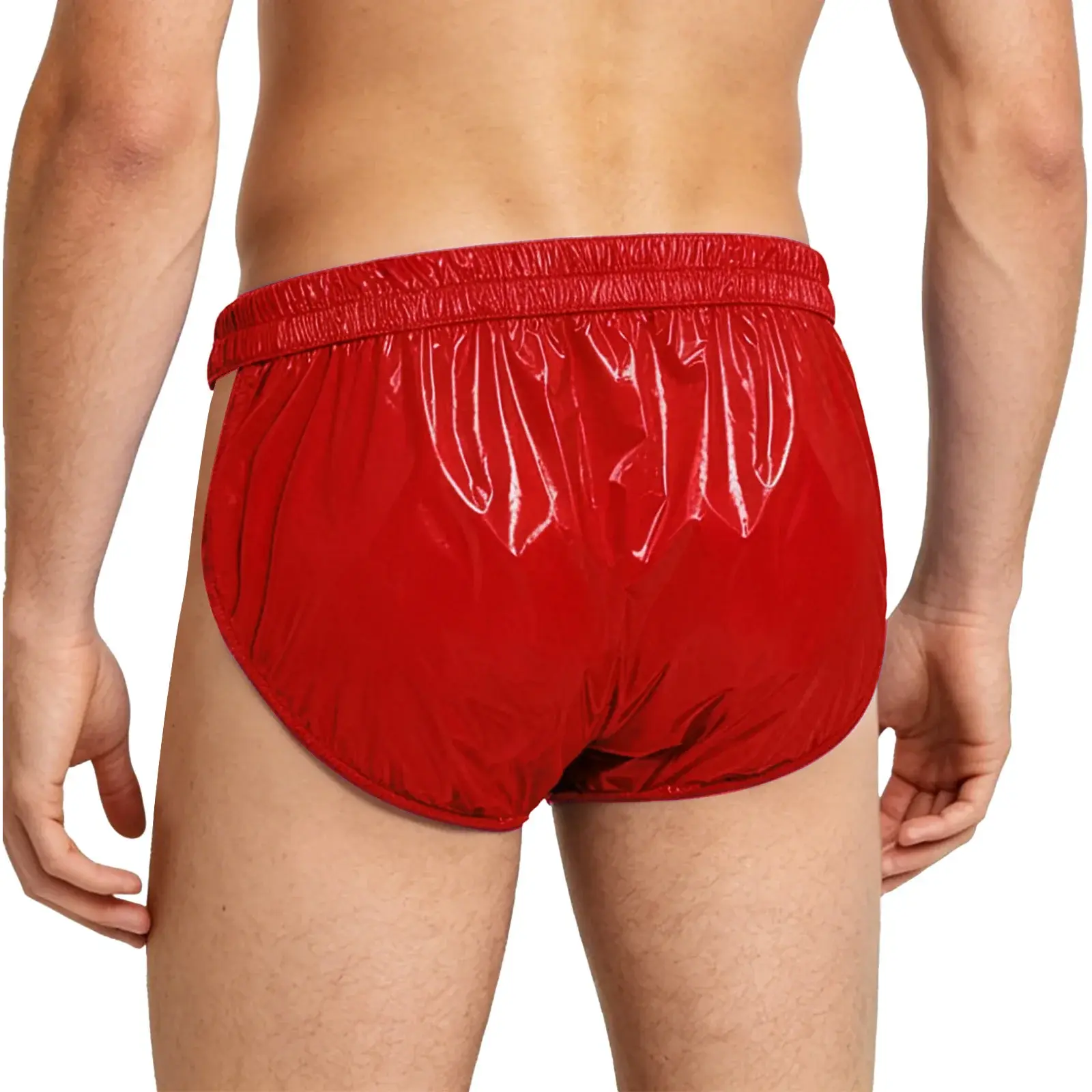 Mens Waterproof Swim Briefs Elastic Waistband Bikini Briefs Swim Bottoms Swimming Surfing Sunbathing Swimwear Bathing Suit