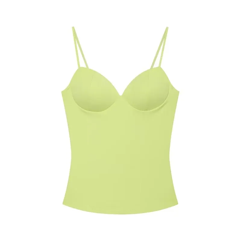 Sexy Corset Top Women Backless Bra Crop Top Woman Tanks & Camis Slip Tops for Women Sleeveless Bustier Tops Women Camisole