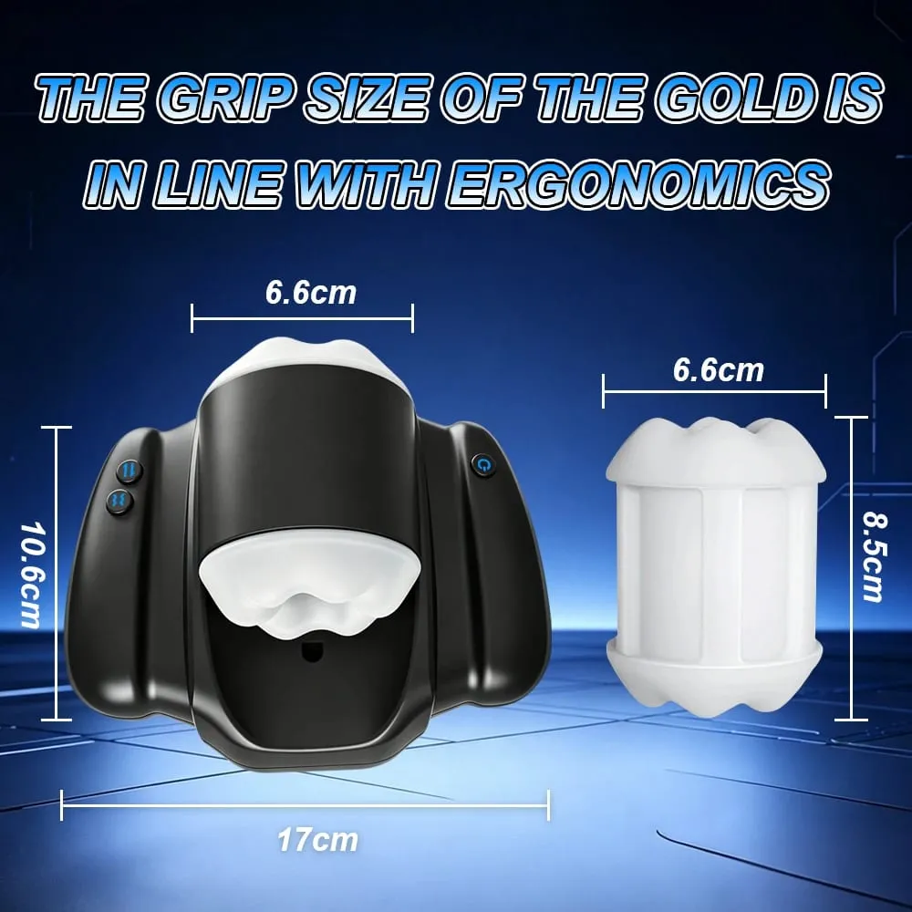 Automatic Telescopic Vibrating Male Masturbator Cup Pocket Pussy with Holder Penis Trainer Vaginal Adult Sex Machine for Men
