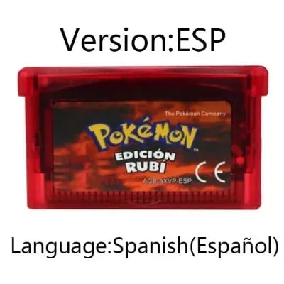 GBA Game Pokemon Series Video Game Cartridge Console Card Pokemon Emerald FireRed Ruby LeafGreen Sapphire Multi-language