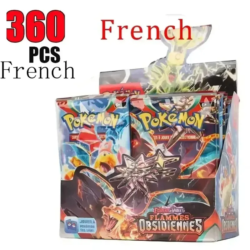 360P French Pokémon cards: Ecarlet & Violet Etsncelles Astral Radiance Obsidian Flames Booster Box Card Game 36 Pack Box