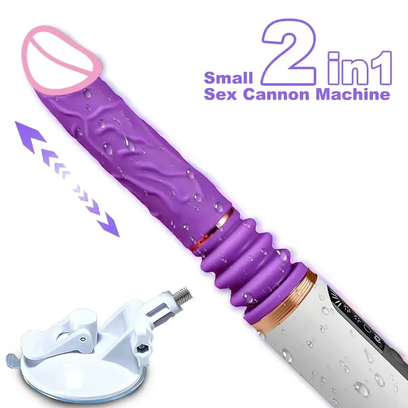 Automatic Thrusting Vibrator Vaginal G Spot Stimulator Clit Anal Suction Cup Erotica Mastrubator Sex Toy Machine Electric Dildo