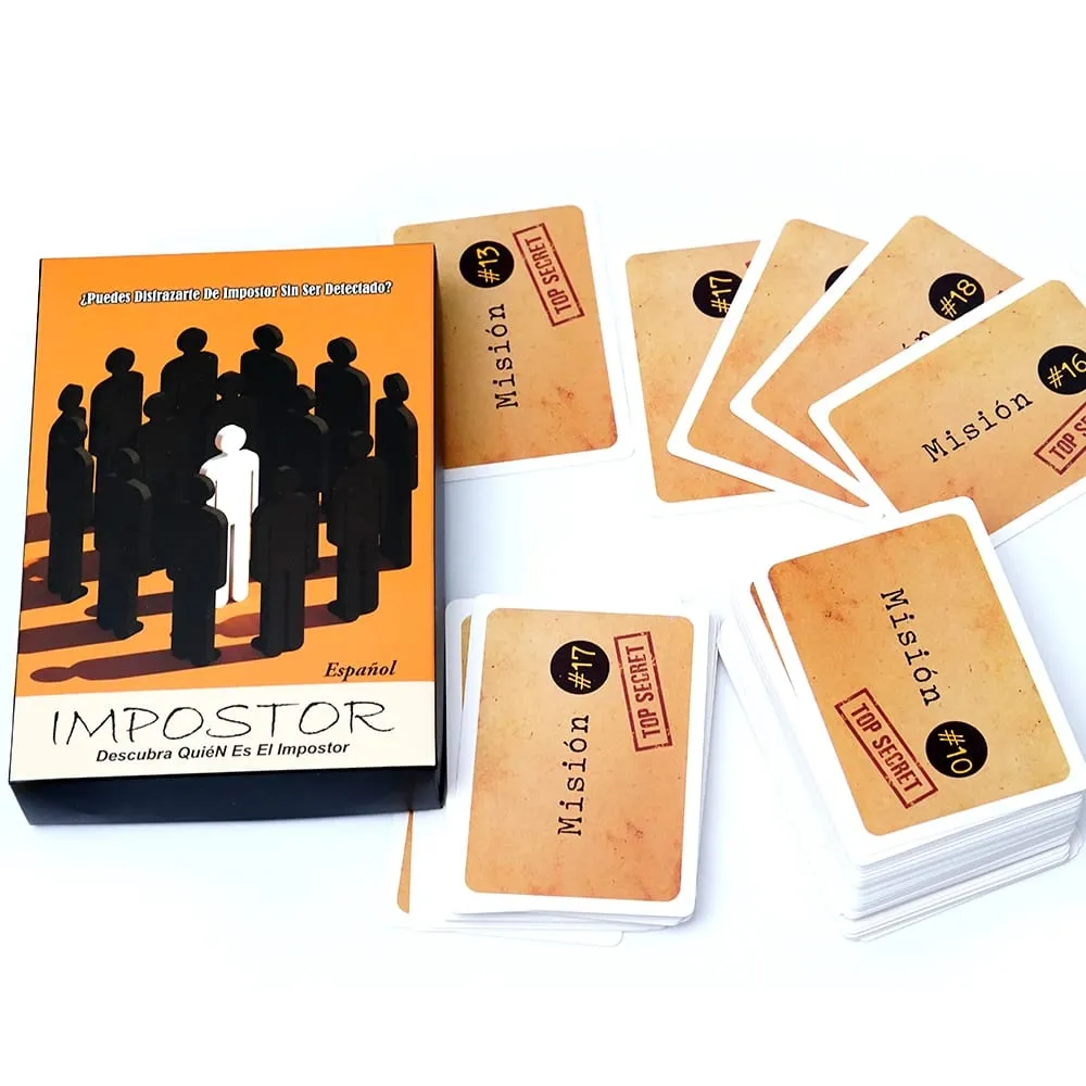 Los impostores identifican a los impostores juegos de mesa en español impostor scubra Quin es el impostor juego de cartas juego