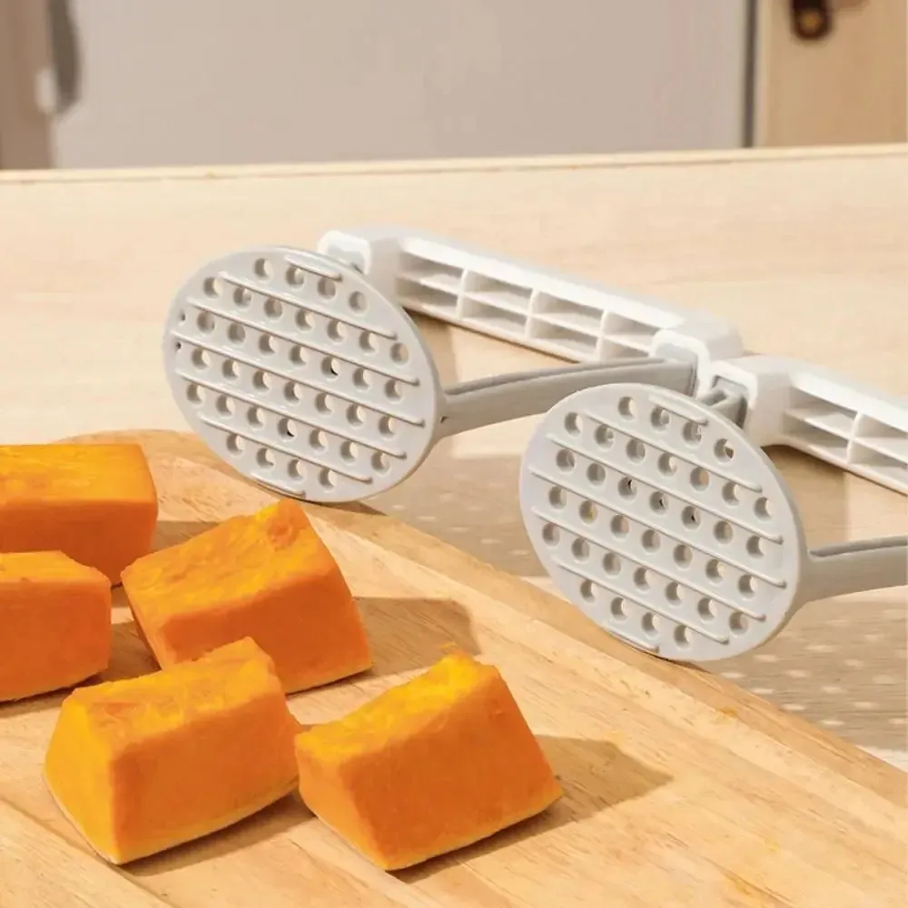 1PC Portable Plastic Manual Potato Masher – Kitchen and Home Use Potato Masher and Press – Multifunctional Food Processor