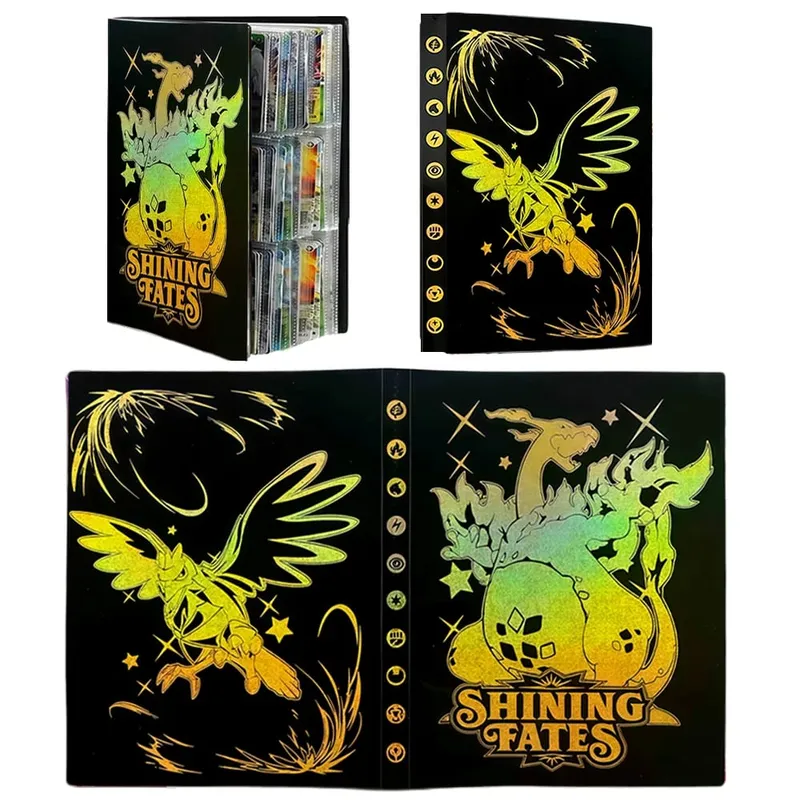 240/540PCS Pok é mon Cards Album Book Pokemon Game Charizard Card Album VMAX GX EX Holder Collection Binder Folder Kids Toy Gift