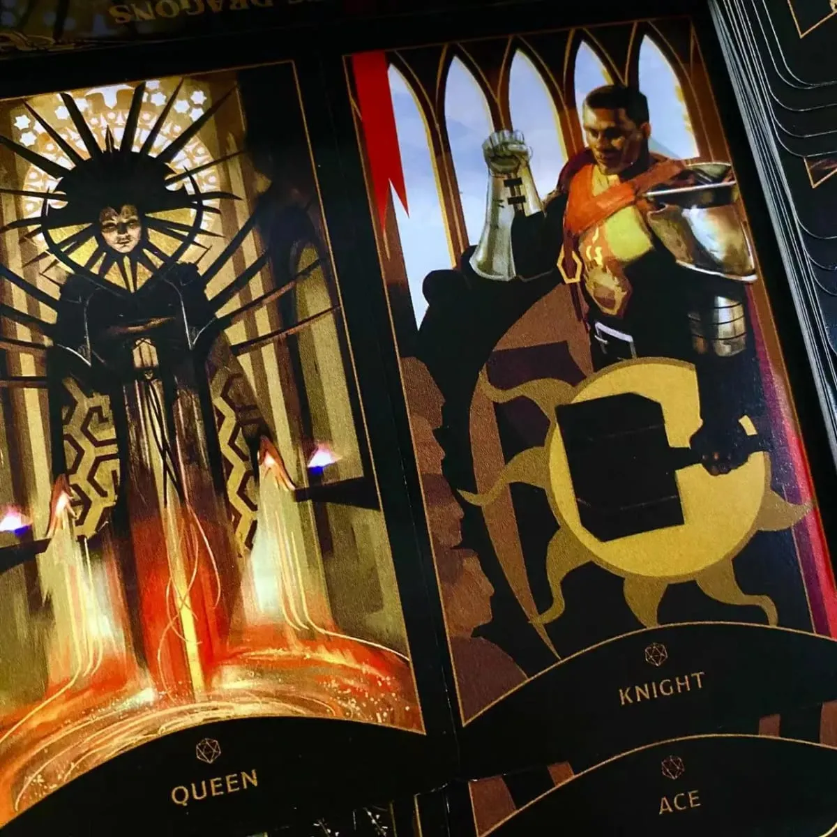 10.3*6cm The Dungeons Dragons Tarot 78 Pcs Cards