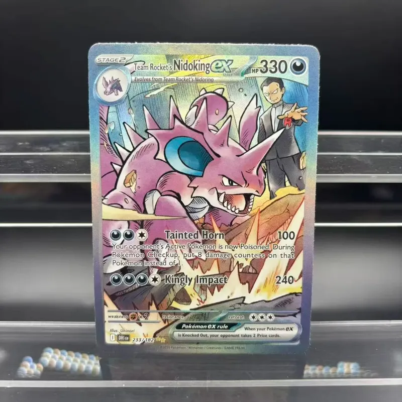DIY Collection Cards Psyduck Salamence Crobat Mewtwo ex EN Self Made Single Card Classic Game Anime Card Gift Toy