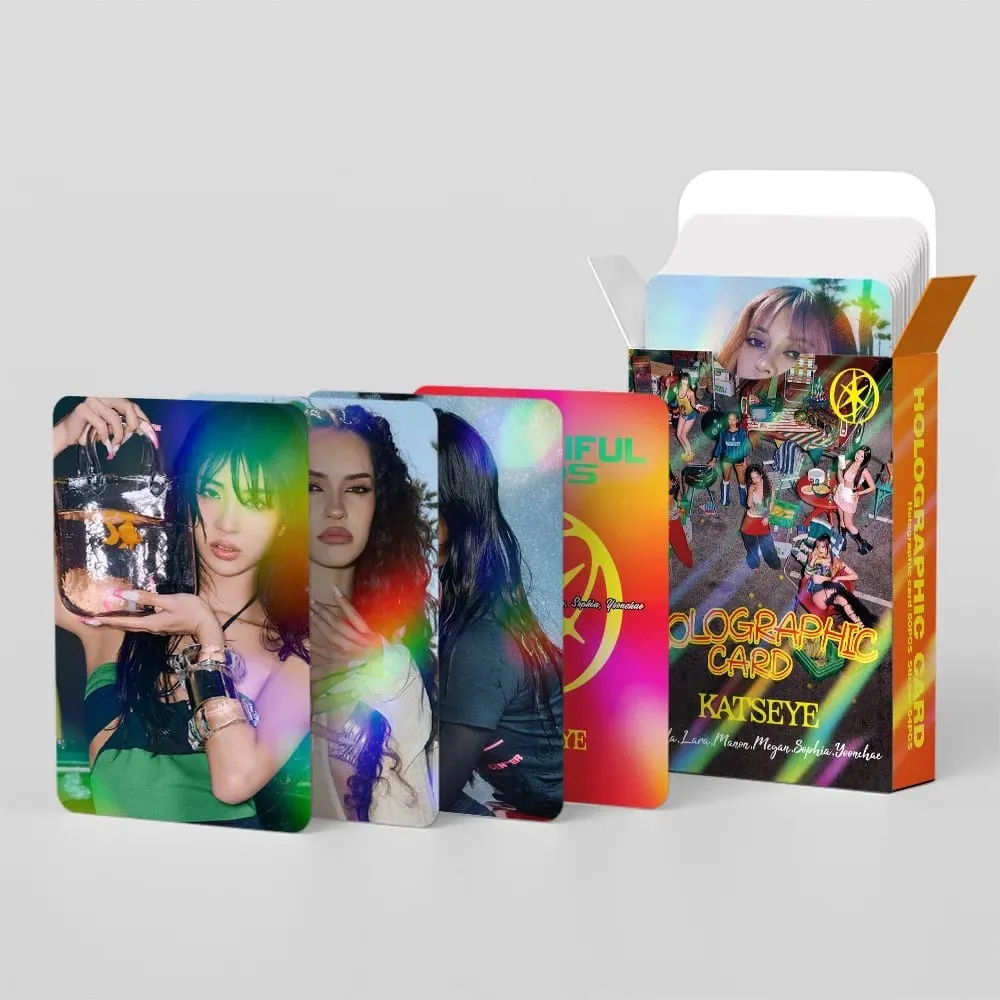 124PCS Korean Hot Idol MANON SOPHIA DANIELA LARA MEGAN YOONCHAE Self Made HD Lomo Cards Fans Collect Small Crds Fans Gifts