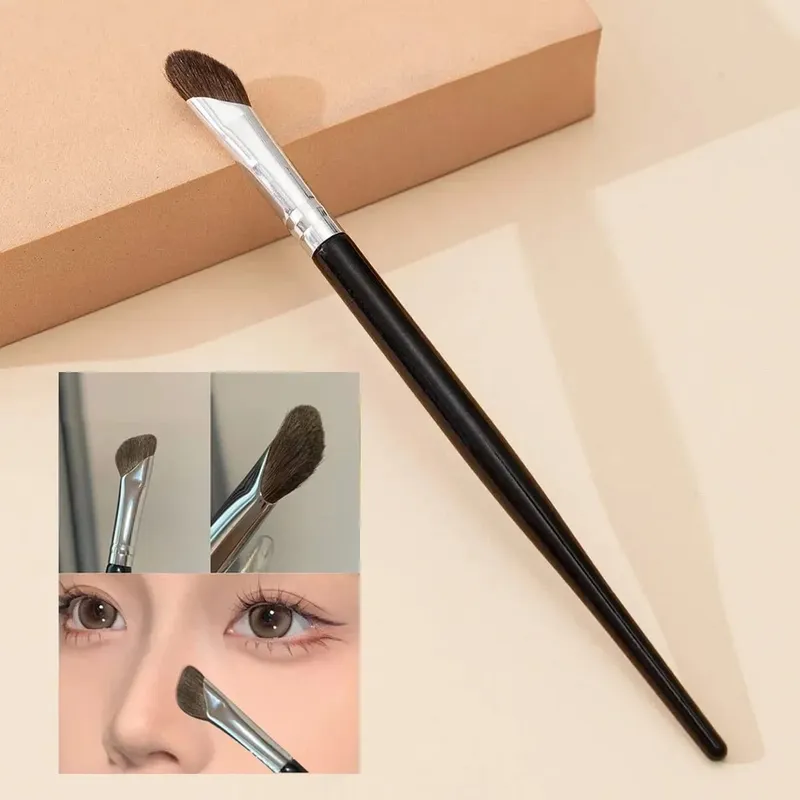 Natural Eye Makeup Brushes Set Eyeshadow Brush Eyebrow Contour Eyeliner Brush Women Eyes Cosmetic Blending Detail Make Up Tools