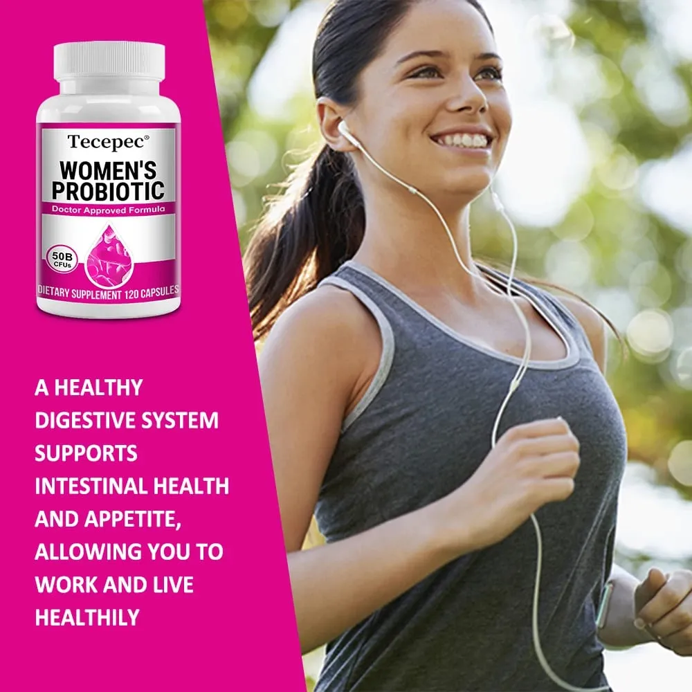 Probiotics for Women - 50 Billion CFU for Gut Health Bloating Relief Probiotics Nourish Digestion Digestive Health