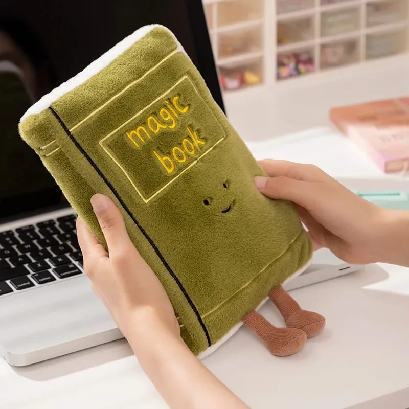 Kawaii Stationery Commodity Plush Toy Stuffed Humanoid Ruler Book Pencil Sharpener Eraser Pillow Decoration Gift