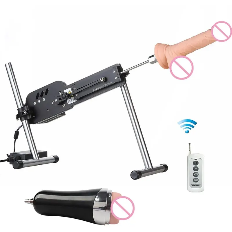 Máquina sexual mejorada con Control remoto, máquina de amor súper silenciosa, Ultra ajustable, Vac U Lock, 30db, 70W, con Big D gratis
