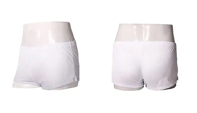 Panlalaking Kasuotang Panlalaki Ice Silk Boxer Shorts homme Solid Mid-rised U Convex Pouch Underpants Cueca Panlalaking Arrow Pants Plus Size M-XXL