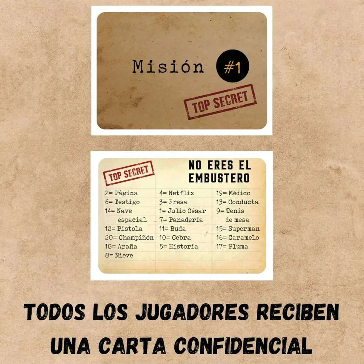 El Embustero Spanish Fun Party Card Game Strategy Bluffing & Creative Word‑Association Game for Friends to Unmask the Impostor