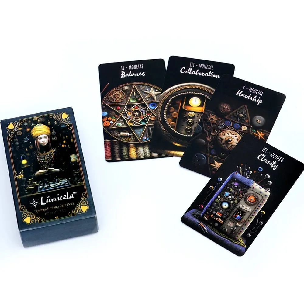 Lumicela Spiritual Crafting Tarot Deck Oracle Card Fate Divination Leisure Entertainment Family Gatherings Tarot Card Board Game