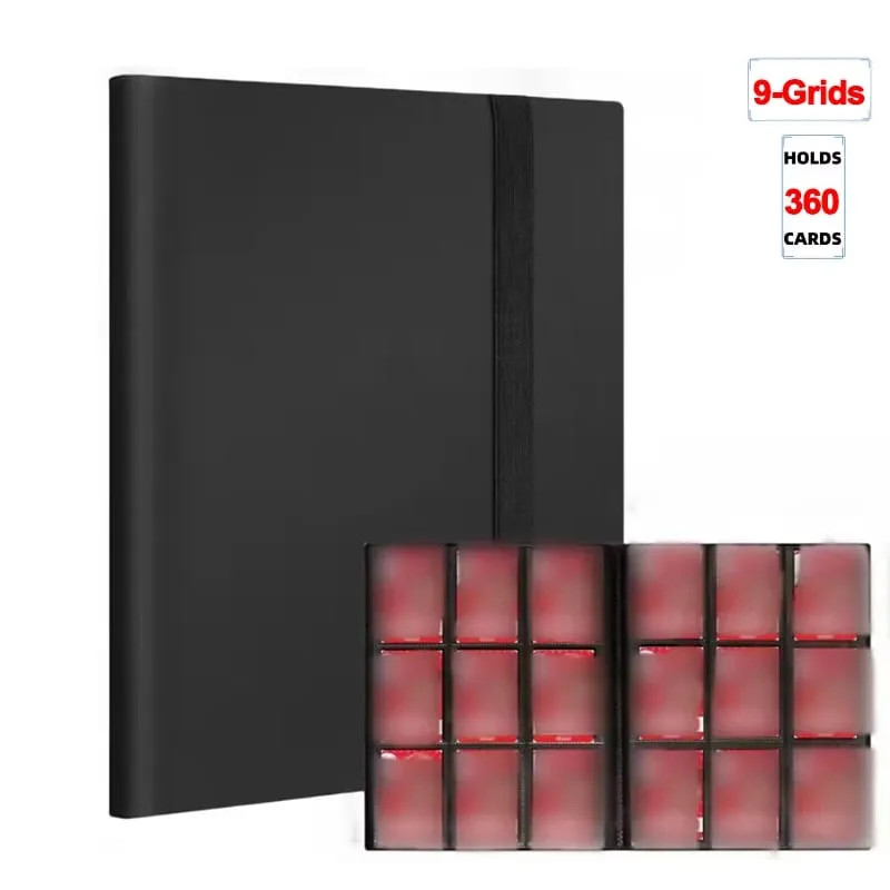 160/360/480/540 Cards Capacity Pocket Holder Binders Albums For Game Card Book Sleeve Holder Large-capacity Card Binder Notebook
