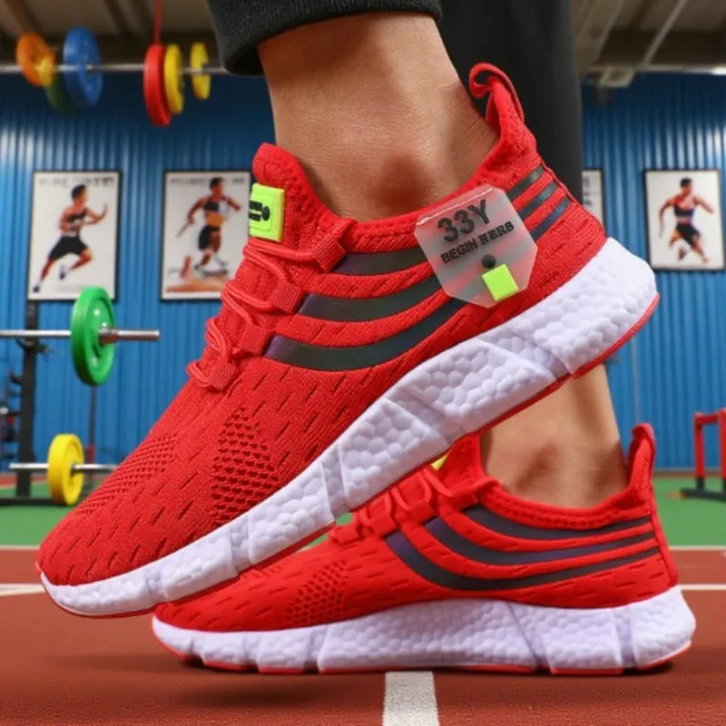 Heren Mesh Sneakers Lichtgewicht Comfortabele Zachte Ademende Loopschoenen Atletische Jogging Tenis Multi Gekleurde Wandelschoenen Heren