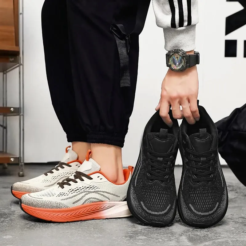 Outdoor Men's Casual Sneakers Minimalist Barefoot Shoes Running Shoes Lightweight Breathable Zero Soles Wide Toe Walking Shoes