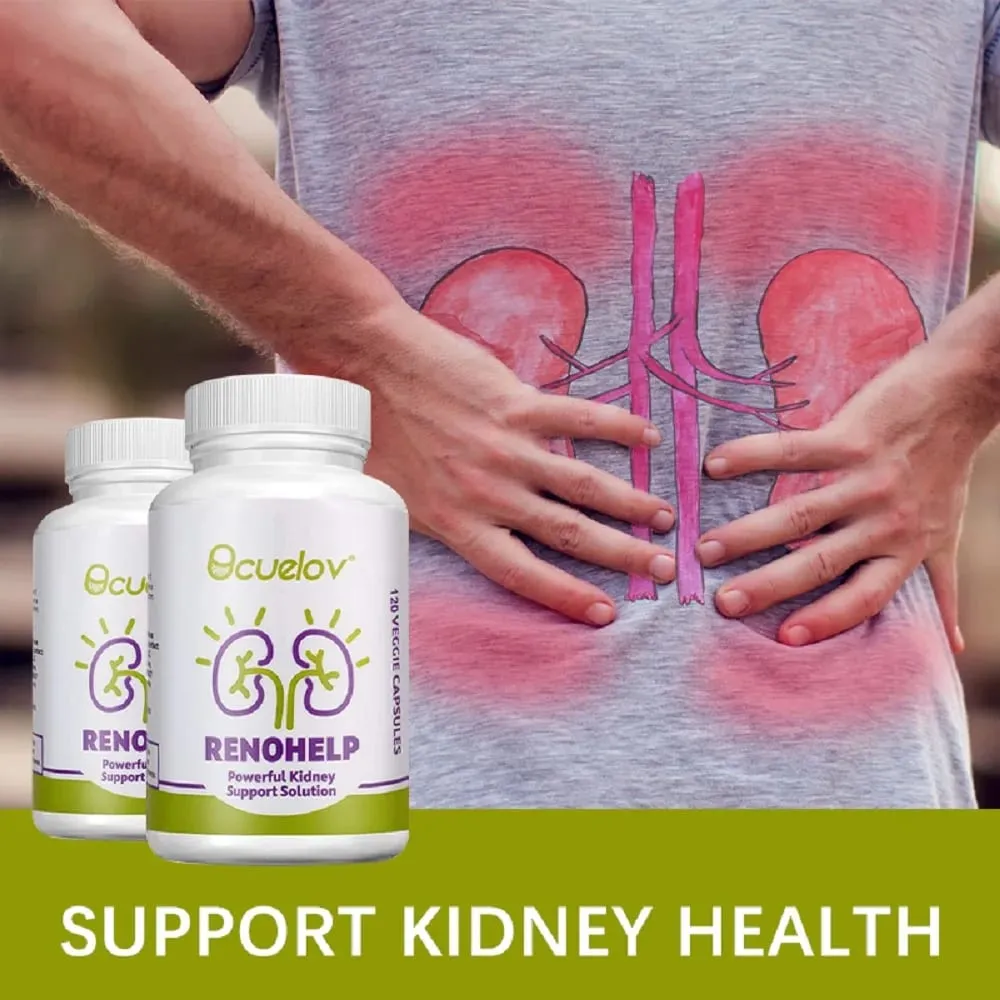 Kidney Health Capsules – Cleanse and Detoxify Promote Kidney Health and Support Bladder and Urinary Tract Health