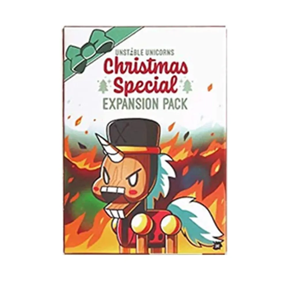 Unstable Games Here to Slay Card Game Unicorns Here to Sleigh Holiday Expansion Pack Family Game Night Strategic role Card Game