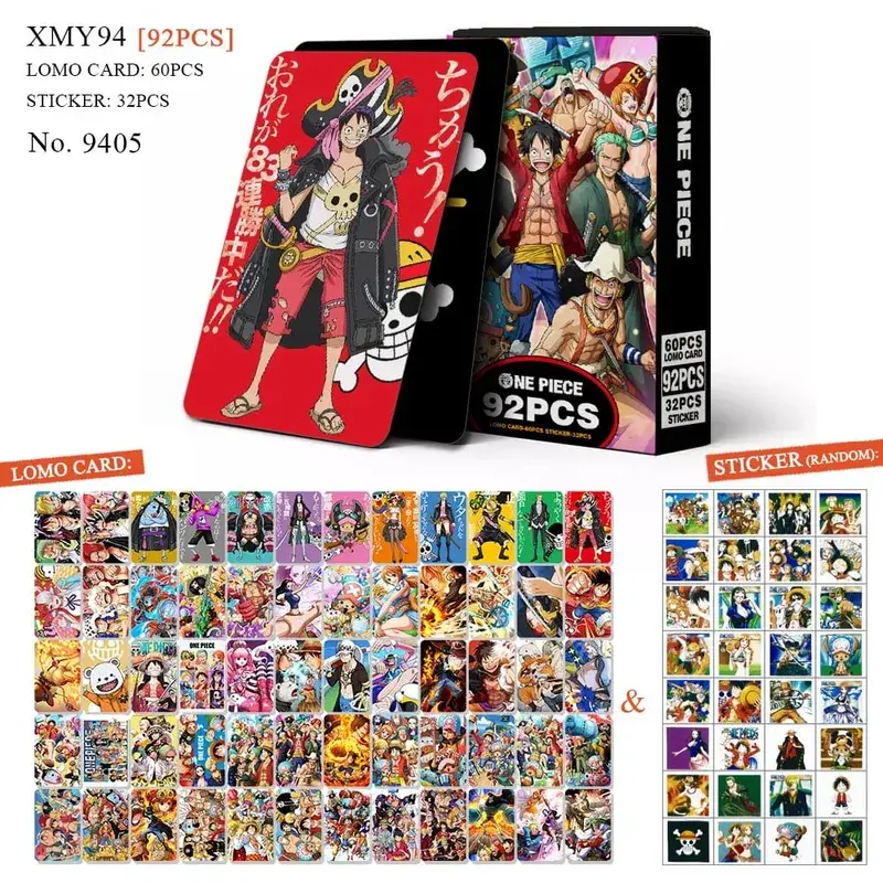 Carte postale de dessin animé Haikyuu Lomo, jouet tueur de démons Genshin Impact, cartes de Collection avec autocollants, cadeau d'anniversaire