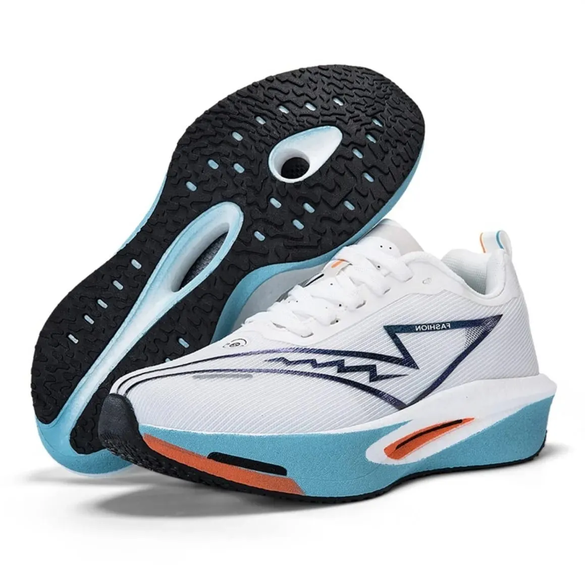 Carbon Plate Running Shoes Men Women Marathon Sports Sneakers Breathable Lightweight Professional Athletic Shoes