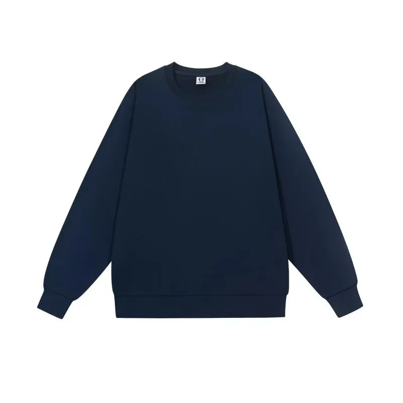300 grams retro trendy round-neck hoodie stylish and simple casual sportswear shirt custom DTG printed with logo