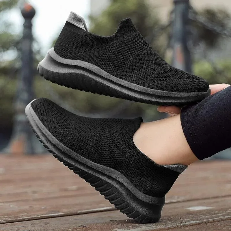 Vanmie Men Sneakers Men Shoes Casual Breathable Summer Mesh Sneakers Lightweight Slip-on Sneakers Shoes for Male
