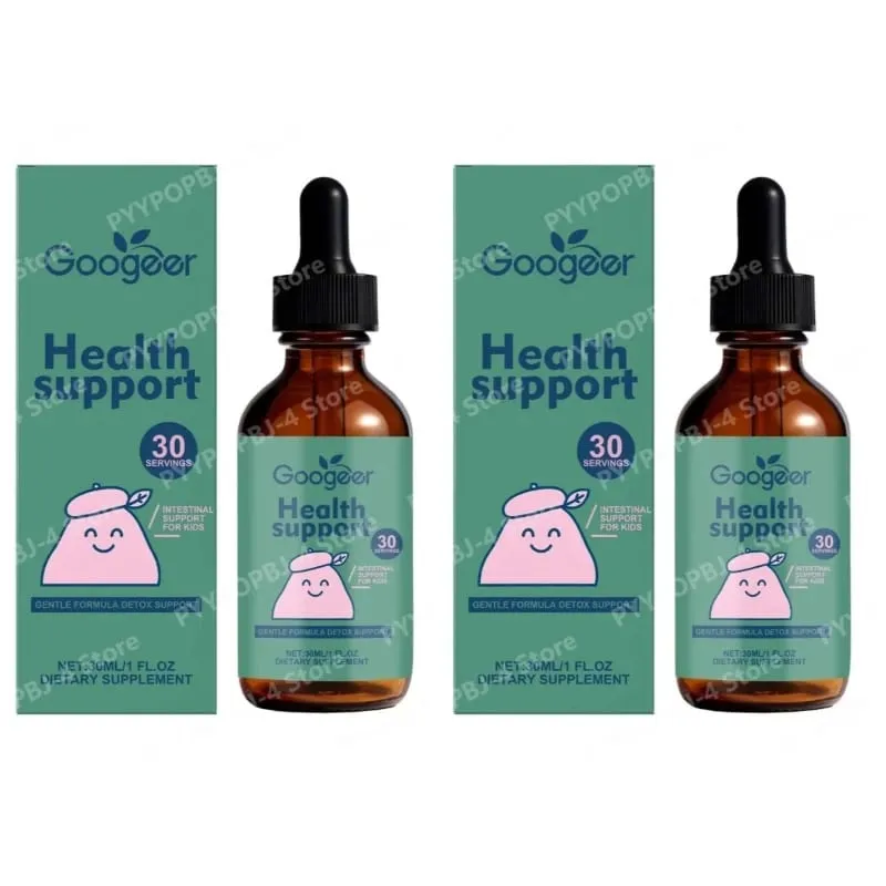 Googeer Kids Gut Health Drops Zeolite Vitamin B12 300mcg Methylcobalamin D3 Gentle Detox Immune Support 30 Servings 30ml