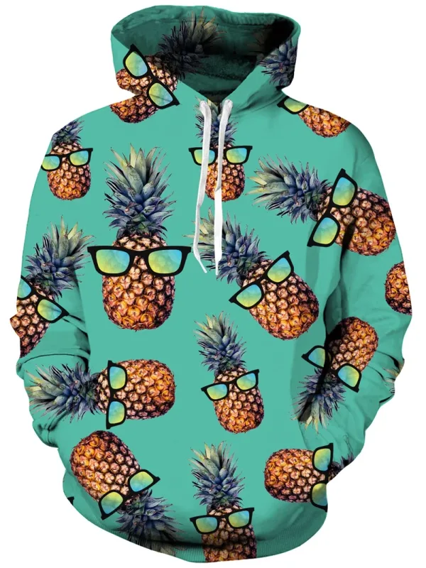 Funny Cartoon Pattern 3D Print Hoodies Men's Women's Hooded Sweatshirts Oversized Harajuku Pullover Tracksuit Coat Man Clothing