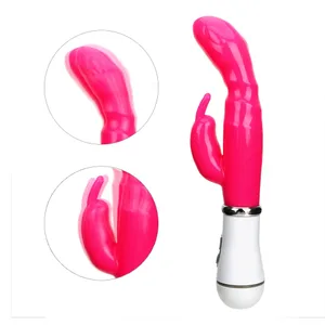 G Spot Rabbit Vibrator for Women Dual Vibration Dildo Waterproof Female Vagina Clitoris Massager Adult Sex Toys Erotic Products